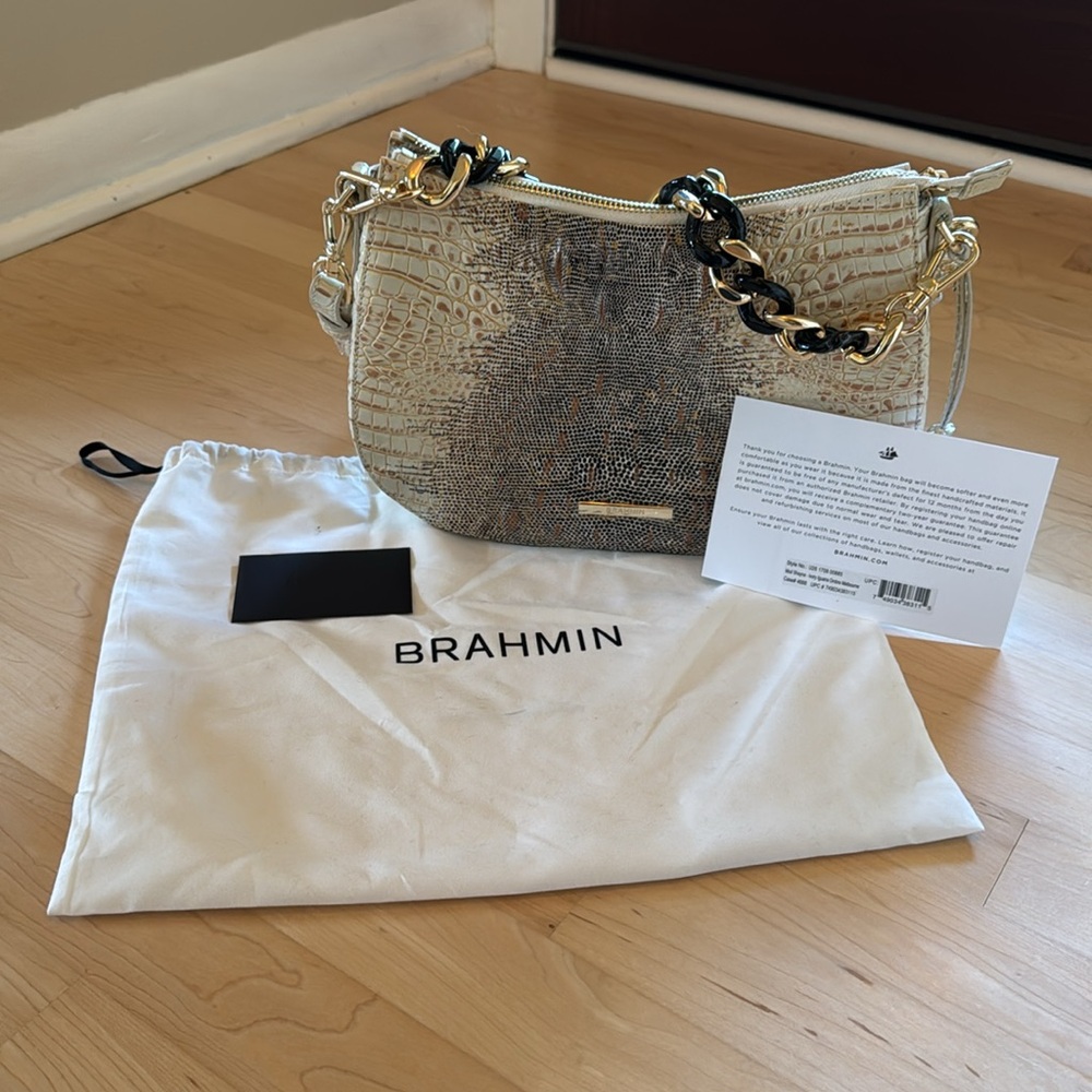 Brahmin Mod Shayna- Ivory Iguana Ombré Melbourne - Picture 3 of 13